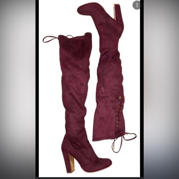 Plum Betseyville suede boots - Picture 2 of 2